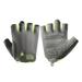 Bcloud 1 Pair Fitness Gloves with Non-slip Texture Breathable Wear Resistant Shock-absorbing Weightlifting Training Gloves Sports Supplies Grey L