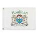 Houlihan Irish Coat of Arms Small White Flag - 16 x10.5 inches