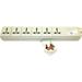 UP600UK Universal Power Strip 6-Outlets 100-volt - 220-volt/250-volt and 3750-watt Surge Protector