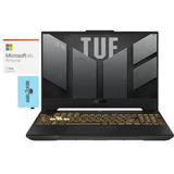 ASUS TUF Gaming F15 Gaming Laptop (Intel i5-13500H 12-Core 15.6in 144 Hz Full HD (1920x1080) GeForce RTX 4050 64GB RAM Win 11 Pro) with Microsoft 365 Personal Dockztorm Hub
