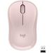 Used Logitech M220 Silent Wireless Mouse 2.4 GHz with USB Receiver 1000 DPI Optical Tracking 18-Month Battery Ambidextrous Compatible with PC Mac Laptop - Rose