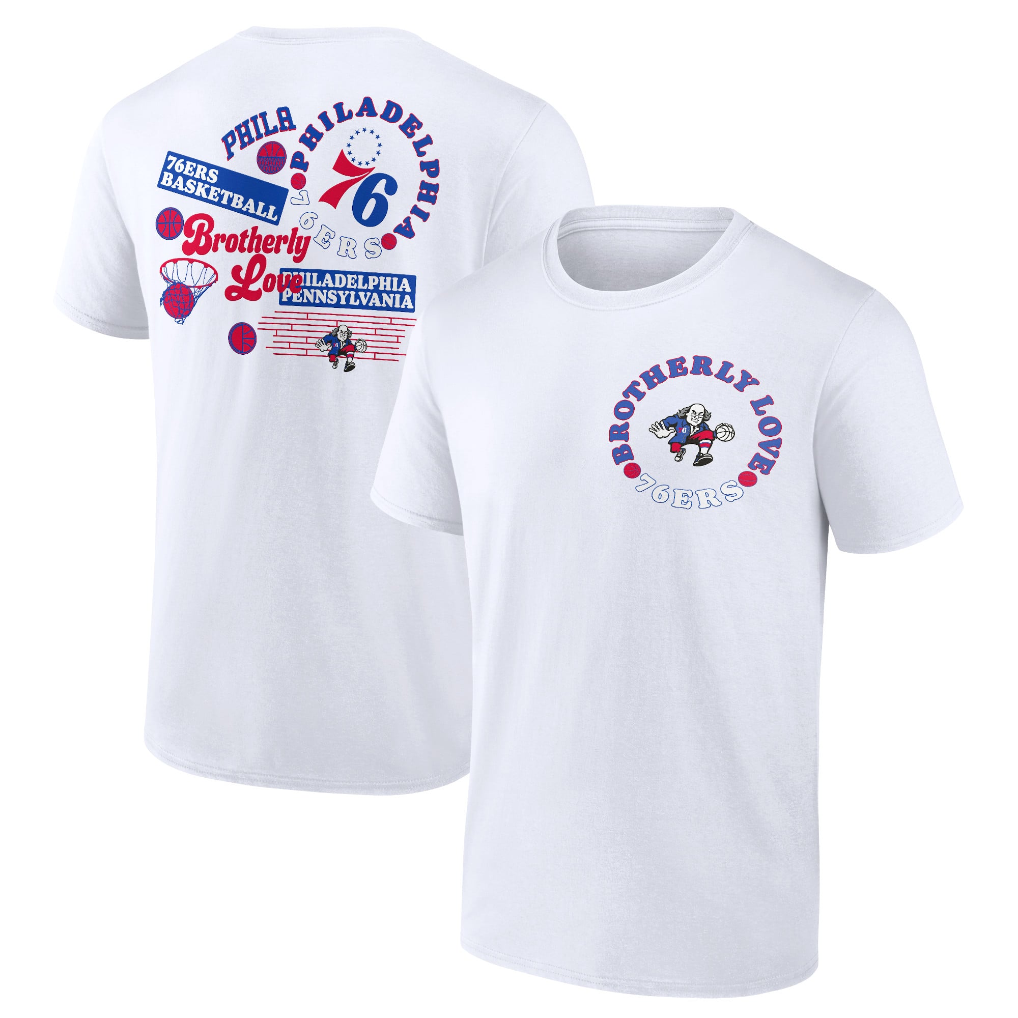 T-shirt graphique Street Collective des 76ers de Philadelphie - Hommes - Homme Taille: S