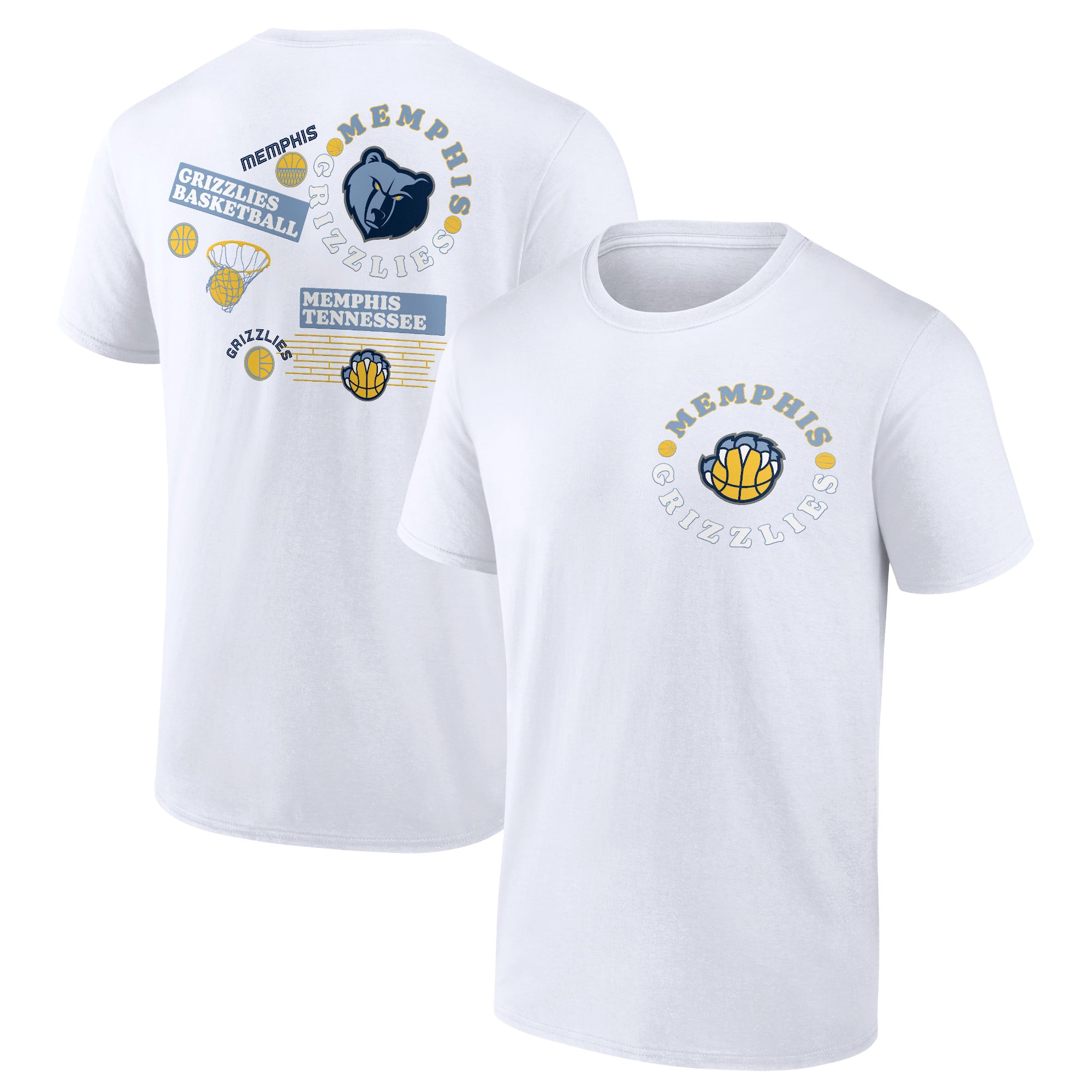 T-shirt graphique Memphis Grizzlies Street Collective - Hommes - Homme Taille: L