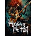 Heavy Metal Malbuch Für Erwachsene - Monsoon Publishing, Musterstück Grafik, Kartoniert (TB)