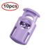 yuehao office and craft and stationery rope cord locks clip end single holes luggage lanyard fasten stopper sliding buckle no. 8002 purple