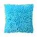 Pillowcase Plush Sofa Lumbar Pillow Home Decoration Solid Colorful Cushion Covers