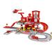 Whoamigo City Fire Station Fire Rescue Tower Building Set for Creative Firefighter Minifigures for Play with Emergency Vehicle To