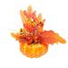 WujiJia Halloween decoration Pumpkin decor Fake Pumpkins With Artificial Flowers For Halloween House Party Thanksgiving Fall Ornaments Home Table Centerpiece Kitchen Decor