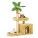 WangSiDun 31.5 Cat Tree for Indoor Cats Cat Tree Play House Toy with Scratching Post Tower for Kitten Yellow