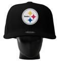 Unisex Noggin Boss Black Pittsburgh Steelers Oversized Hat