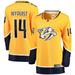 Women's Fanatics Branded Gustav Nyquist Gold Nashville Predators Home Breakaway Player Jersey