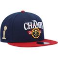 Men's New Era Navy/Red Denver Nuggets 2023 NBA Finals Champs Two-Tone 9FIFTY Snapback Hat