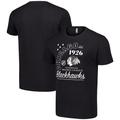 Men's Starter Black Chicago Blackhawks Arch City Team Graphic T-Shirt