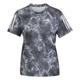 adidas Performance Damen Laufshirt OWN THE RUN ALLOVER PRINT TEE, weiss / schwarz, Gr. 38