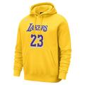 Nike Herren Hoodie NBA LOS ANGELES LAKERS LEBRON JAMES, gelb, Gr. L