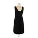 Theory Casual Dress - A-Line: Black Solid Dresses - Women's Size Medium