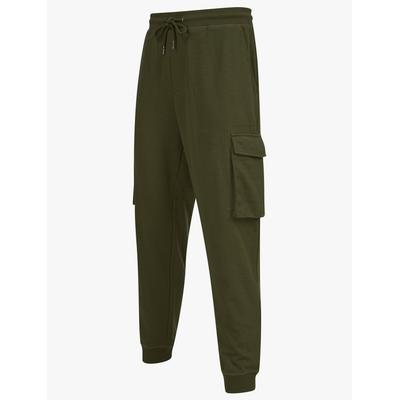 Sweatpants Frankie Multi-Pocket Cargo Style Cuffed Joggers in Dusty Olive / L - Tokyo Laundry
