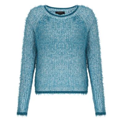 Jumpers Womens Amara Reya Snowdrop Jumper in Ocean Ivory / 10 - Tokyo Laundry