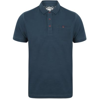 Polo Shirts Plata Cotton Jersey Slub Polo Top In Insignia Blue - South Shore / S - Tokyo Laundry