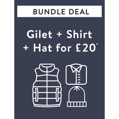 Custom Bundle Gilet + Checked Shirt + Hat for £20* / Inventory - Tokyo Laundry