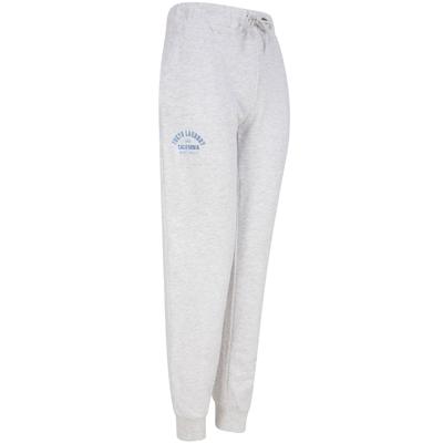 Sweatpants West Coast Brushback Fleece Cuffed Joggers in Ice Grey Marl / 14 - Tokyo Laundry