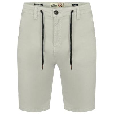 Shorts Astral Drawstring Cotton Shorts in Ivory Grey / S - Tokyo Laundry