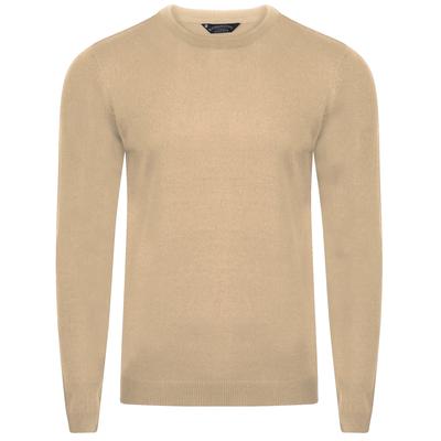 Jumpers Finley Crew Neck Knitted Jumper in Stone - Kensington Eastside / XL - Tokyo Laundry
