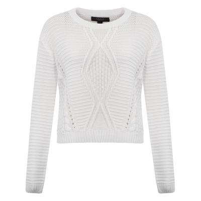 Jumpers Amara Reya Yew white jumper / 14 - Tokyo Laundry