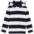 M & S Boys M & S Collection Pure Cotton Striped Hoodie 3-4 Years