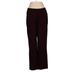 J.Jill Casual Pants - High Rise: Burgundy Bottoms - Women's Size Medium