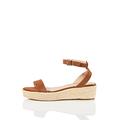 FIND Two Part Suede Espadrille, Espadrilles, Braun (Tan), 36 EU (3 UK)