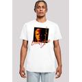 T-Shirt F4NT4STIC "David Bowie Photo Angle 90s" Gr. XS, weiß Herren Shirts T-Shirts
