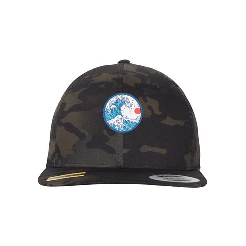 „Snapback Cap F4NT4STIC „“Kanagawa““ Gr. one size, schwarz (black multicam) Damen Caps Snapback“