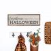 The Holiday Aisle® Farmhouse Halloween Whitewash Wood in Brown | 16 H x 48 W x 1.5 D in | Wayfair 5626774EB116425AAC117232338B6EAF