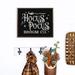 Trinx Hocus Pocus Broom Co Stars Black Wood in White/Black | 16 H x 20 W x 1.5 D in | Wayfair FE17CCED262B40C4AC574CAC9AEF8D8E