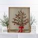 The Holiday Aisle® Red Bow Ornament Tree Wood in Brown | 20 H x 16 W x 1.5 D in | Wayfair 2C778B3949344071AB12B7CB7EB8F057