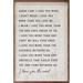 Trinx When I Say I Love You More Wood in White | 16 H x 10 W x 1.5 D in | Wayfair 76473F8587FD4C9ABD57D8DB8AF7BF2C
