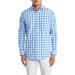 Van Ness Check Stretch Performance Poplin Button-up Shirt