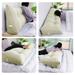 WOWMAX Bed Wedge Pillow Bolster Large Backrest Support Off White Full Size