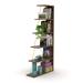 Furnish Home Store Modern 5 Tier Ladder Bookshelf Organizers, Narrow Bookshelf for Small Spaces Office Furniture Bookcase