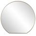 Uttermost 09922 Cabell 28" x 30" Circular Flat Stainless Steel Accent