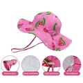 Herrnalise Summer Children s Watermelon Print Sun Protection Hat Bucket Hat With Hat Rope Discount