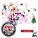 Kayannuo Christmas Decor Christmas Clearance Santa Claus Snowflake Gift Alloy Pearl Mixed Nail Rhinestone Christmas Ornaments