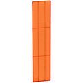 Azar Displays 771360-ORG Orange Pegboard Wall Panel Storage Solution Size: 60 x 13.5 2-Pack
