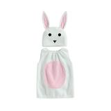 Baby Girls Boys Easter Costume Bunny Carrots Costume Sleeveless Tail Pullover Dress Tops with Hat 2pcs Clothes Sets