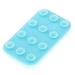 Non-Slip Suction Holder for iPhone 15/Pro/Max/Plus - Double Sided Mini Glass Desktop Tile Window Windshield Blue for iPhone 15/Pro/Max/Plus