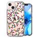 MUNDAZE Case for Apple iPhone 15 Plus Hybrid Shockproof Slim Hard Soft TPU Shell Heavy Duty Protective Phone Cover - Colorful Nostalgic Vintage Christmas Holiday Winter String Lights