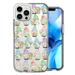 MUNDAZE Case for Apple iPhone 15 Pro Max Slim Hard Shell Soft TPU Hybrid Shockproof Heavy Duty Protective Phone Cover - Pastel Easter Cute Gnomes Spring Flowers Eggs Holiday Seasonal