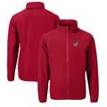 Men's Cutter & Buck Red Georgia Bulldogs Charter Eco Recycled Full-Zip Jacket