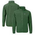 Men's Cutter & Buck Green Dartmouth Big Charter Eco Recycled Full-Zip Jacket